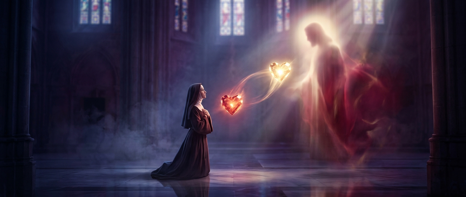 Lutgardis claimed to swap hearts with Jesus