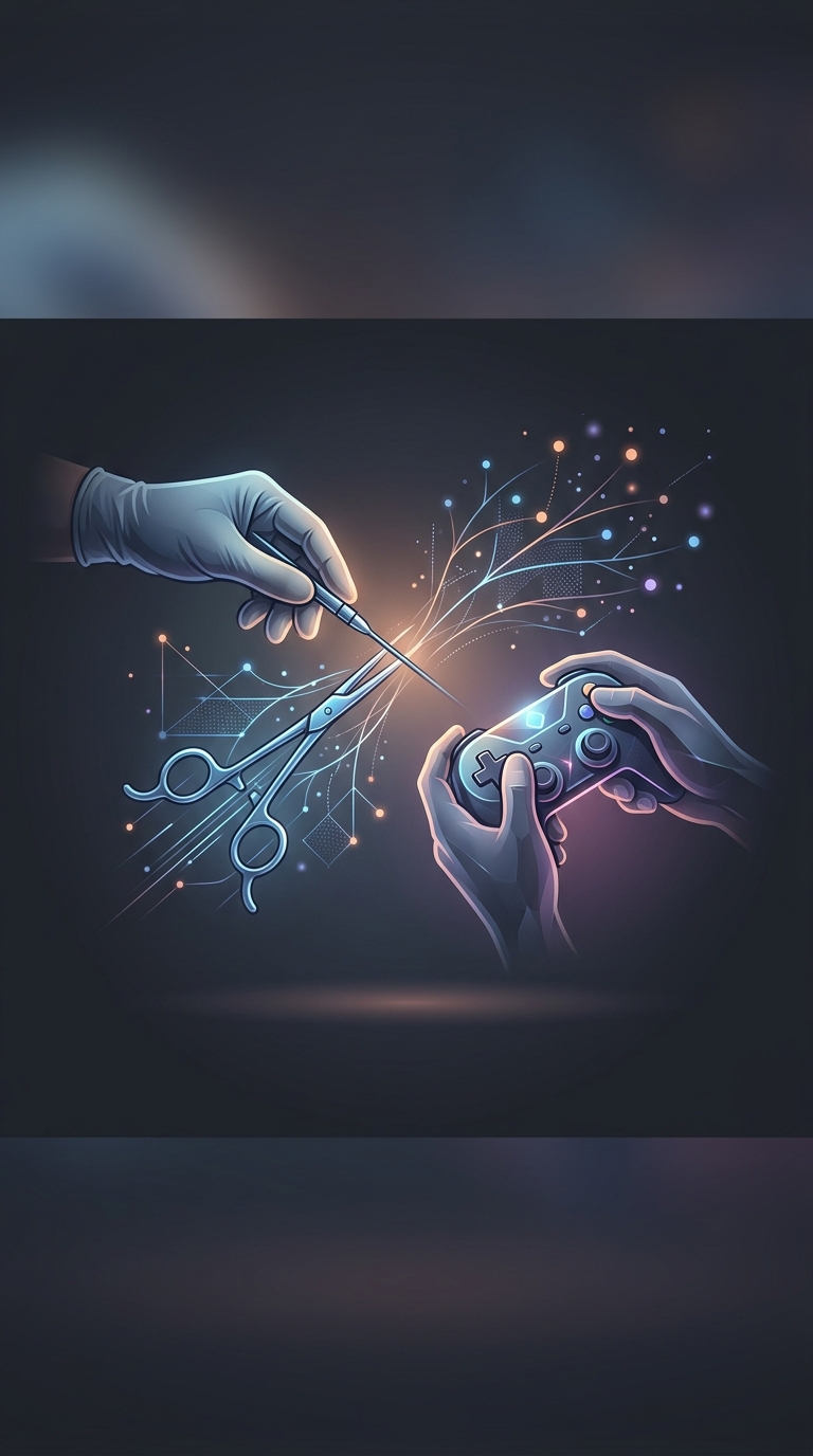 Surgeons who play video games for at least three hours a week make thirty-seven percent fewer errors in laparoscopic surgery and perform the procedures twenty-seven percent faster than their non-gaming peers.