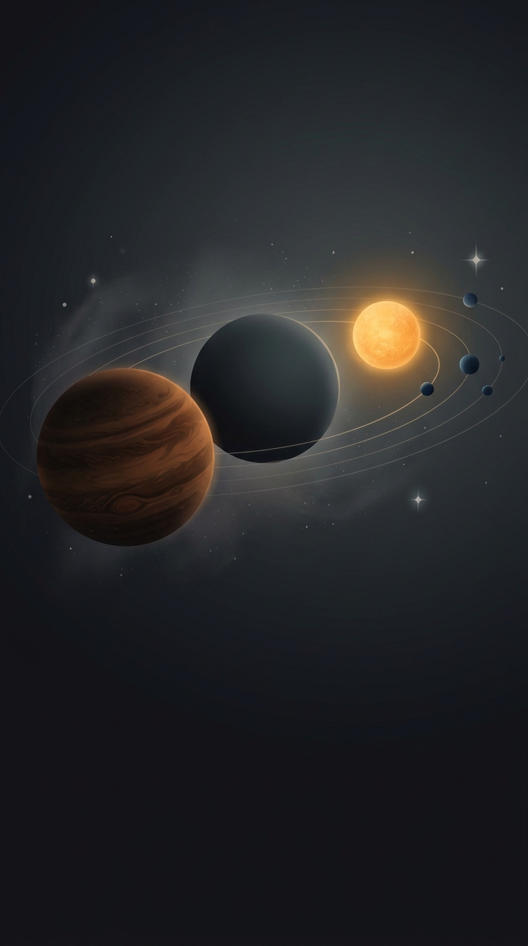 Jupiter is so massive that it does not actually orbit the sun in a traditional sense, rather, the sun and Jupiter both orbit a shared center of mass located just outside the surface of our star.