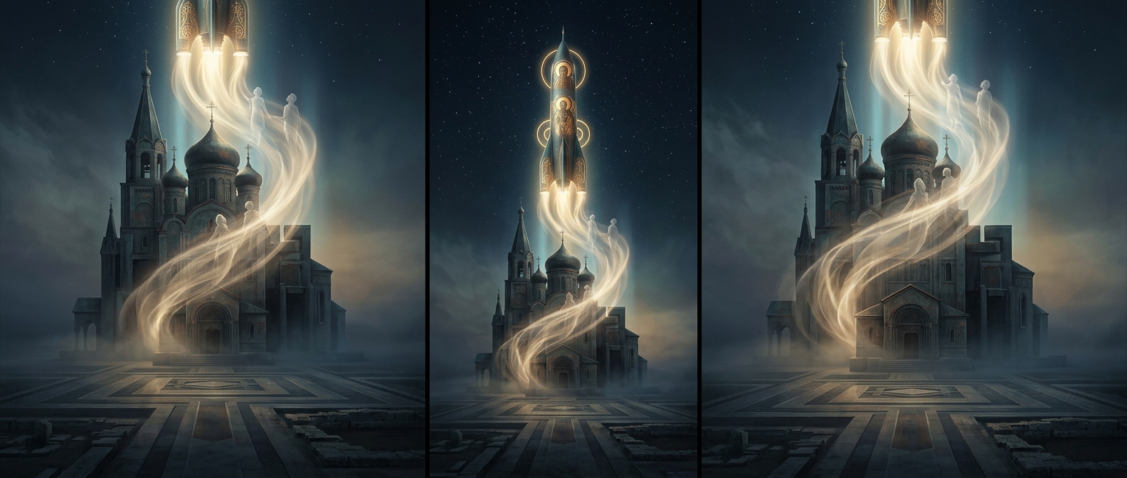 Russian cosmists tried to combine Orthodox mysticism with space travel to physically resurrect every dead human
