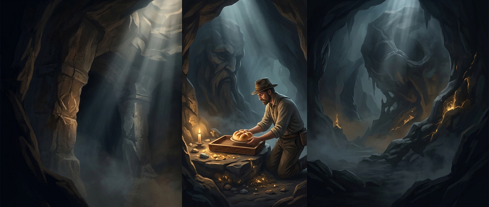 Serbian miners once left bread in caves for spirits, fearing the mountain would collapse if angered by greed