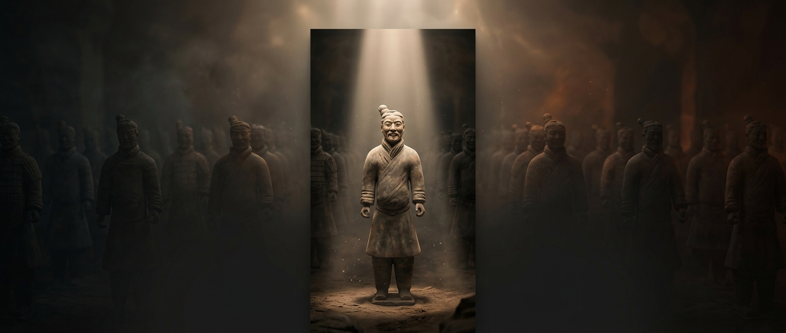 Every terracotta warrior has a unique face