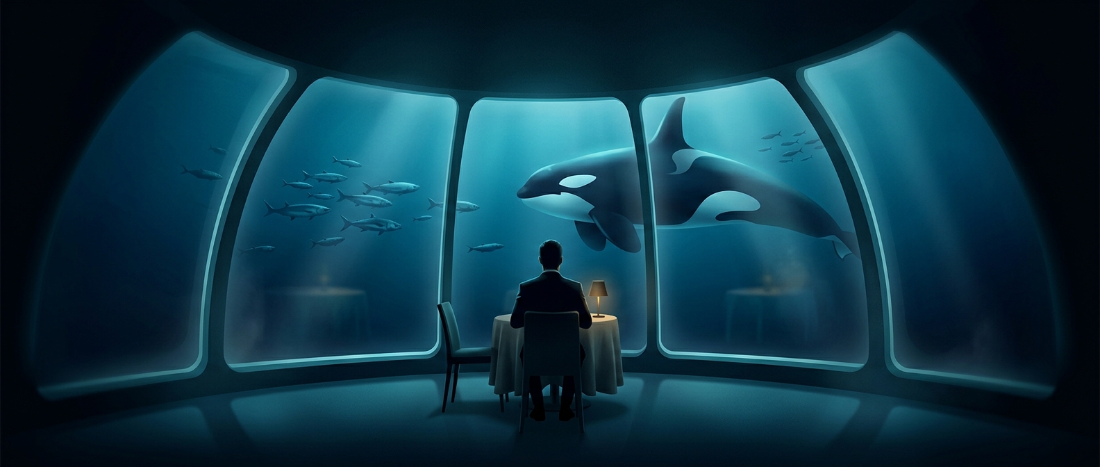 SeaWorld began as an underwater restaurant idea