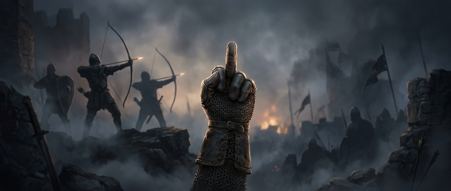 The middle finger’s legendary connection to English archers
