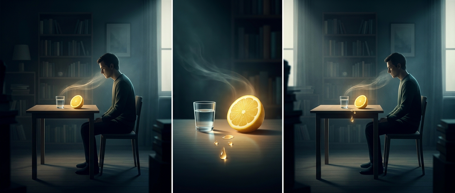 Introverts drool significantly more at lemon juice