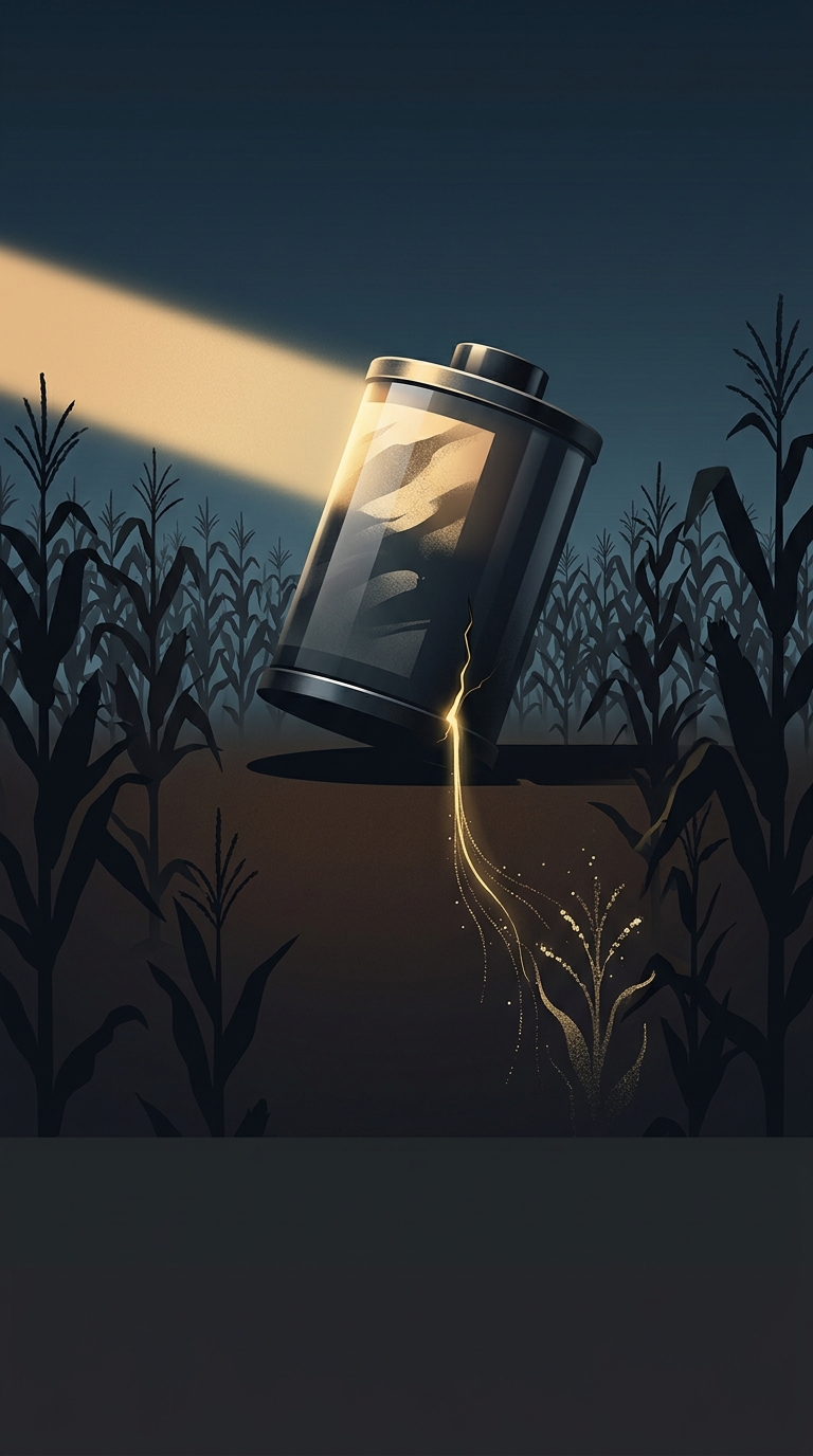 What did director Christopher Nolan do with the massive 500-acre cornfield he planted specifically for Interstellar?