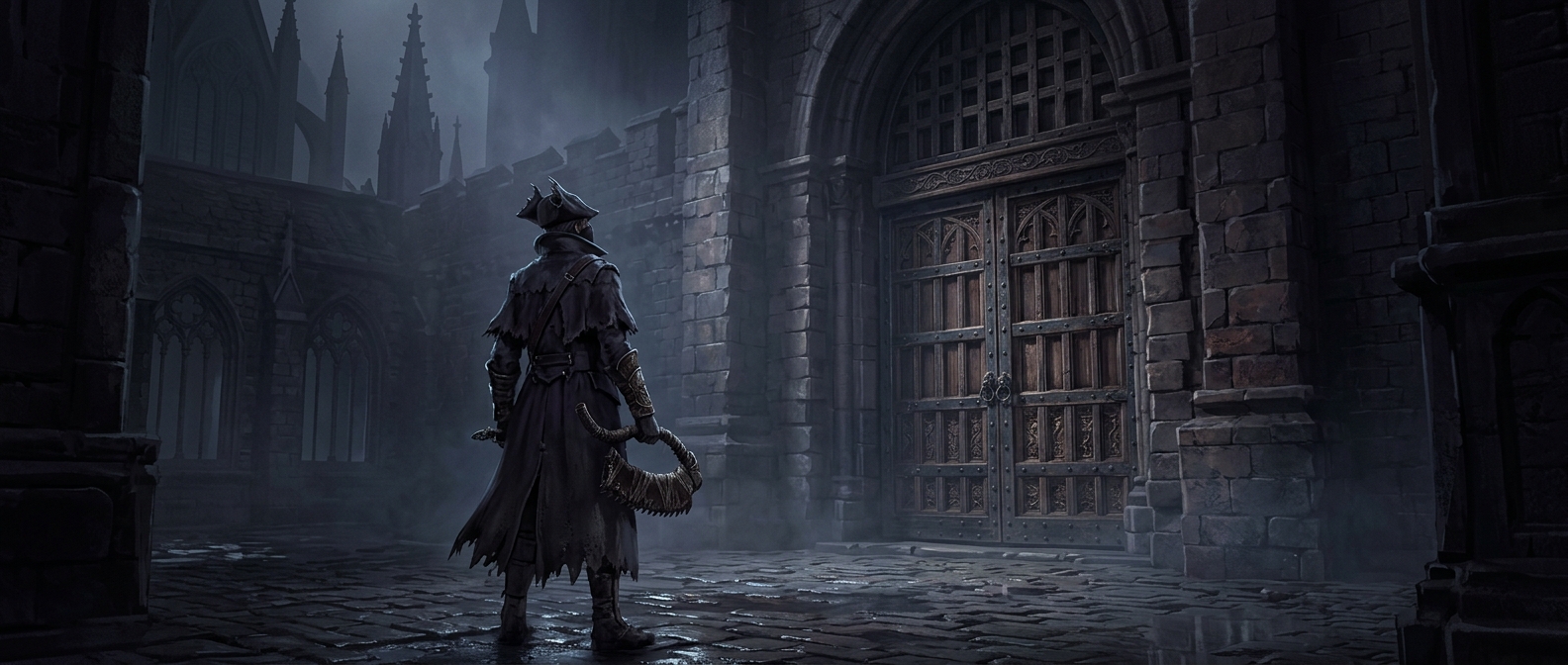 Bloodborne has a door that can never open