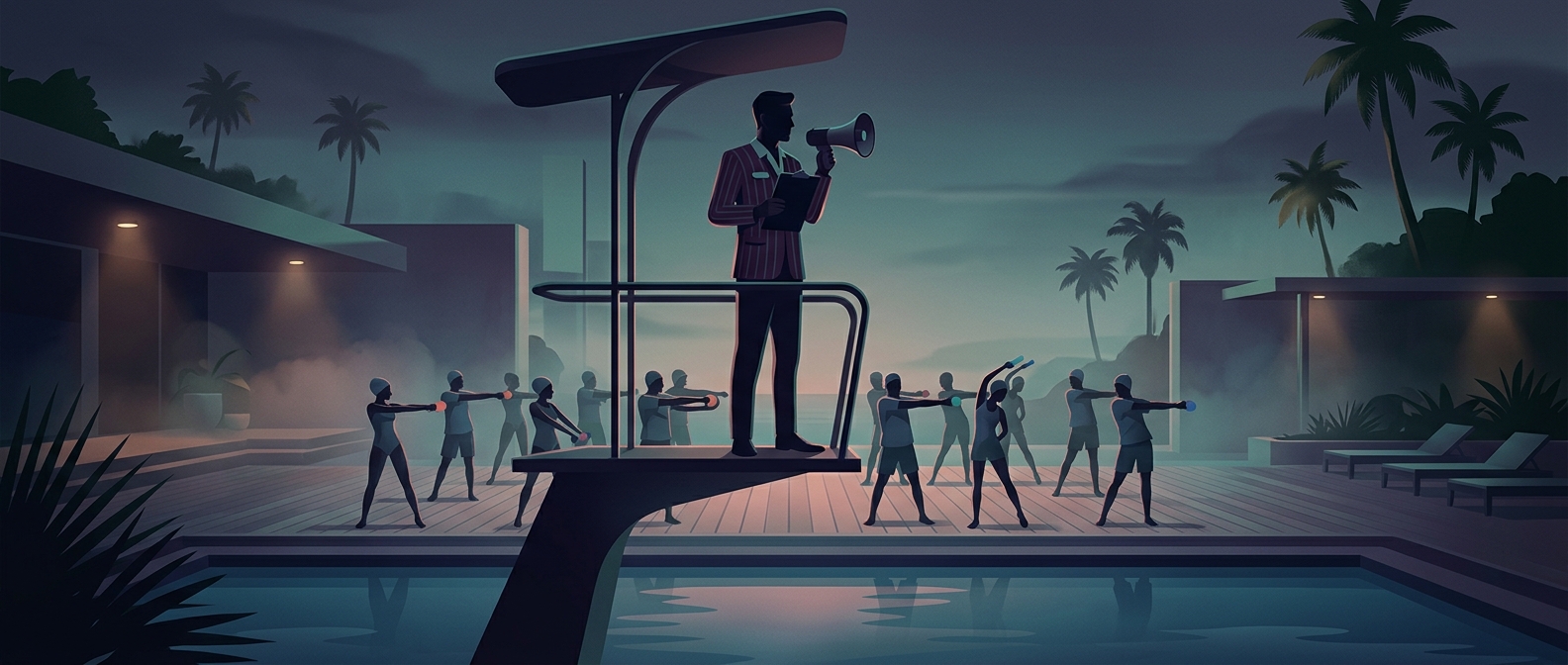 Activity directors enforce mandatory resort fun