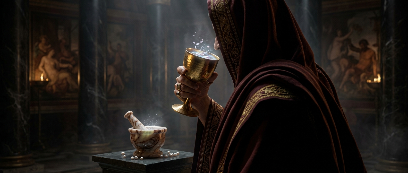 Roman emperors drank pearls dissolved in vinegar