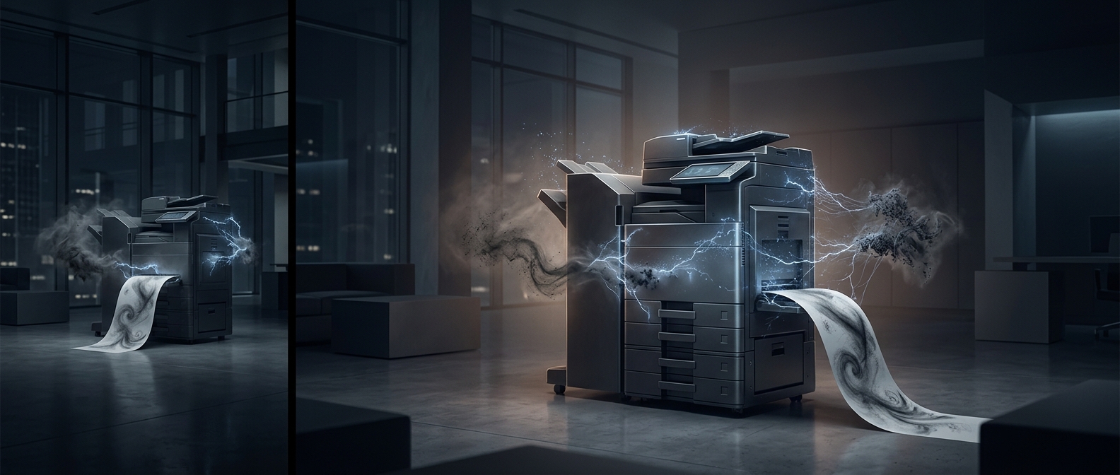 How photocopiers use static electricity to print