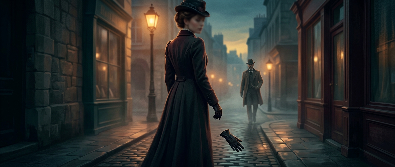 Dropping gloves supposedly meant a new romance was coming