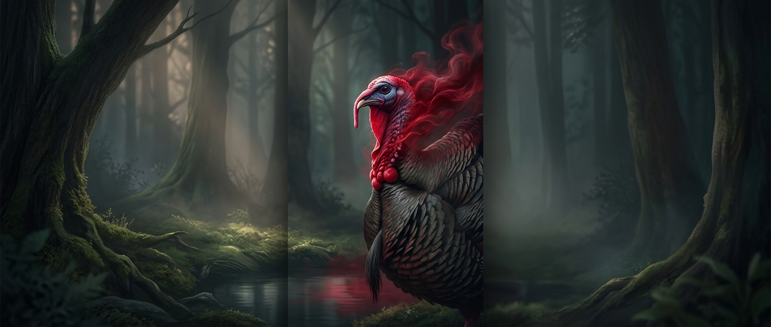 Turkeys can blush when they get excited