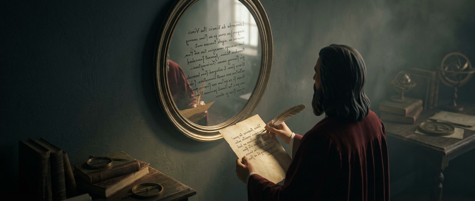 Why Leonardo da Vinci wrote backwards