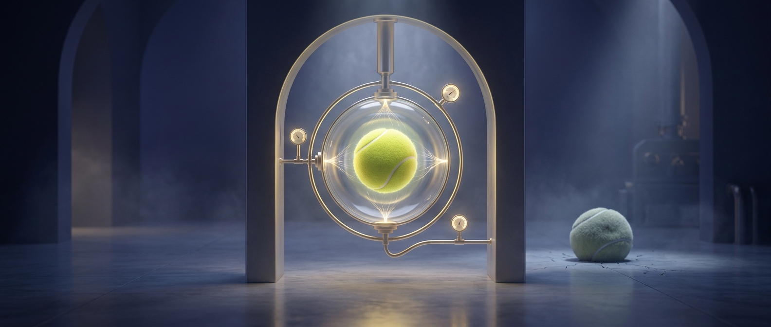 Why tennis balls come in pressurized cans