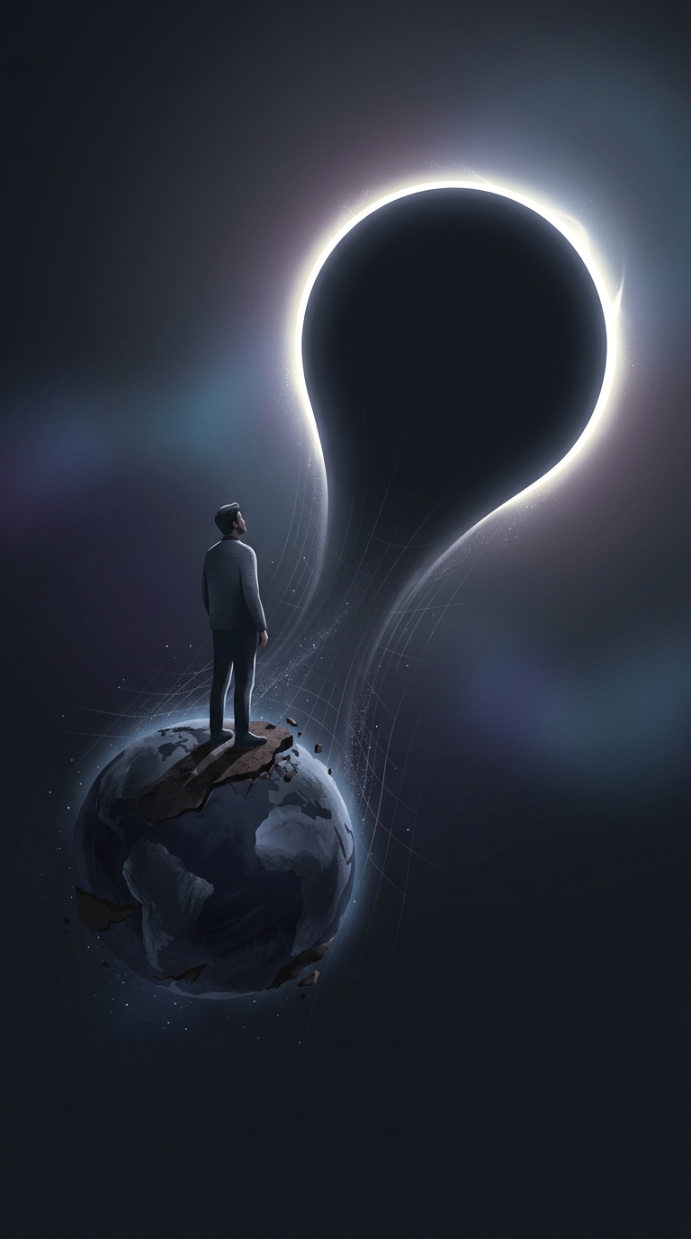 If the sun were to magically vanish from the universe right this second, how would Earth's gravity react?