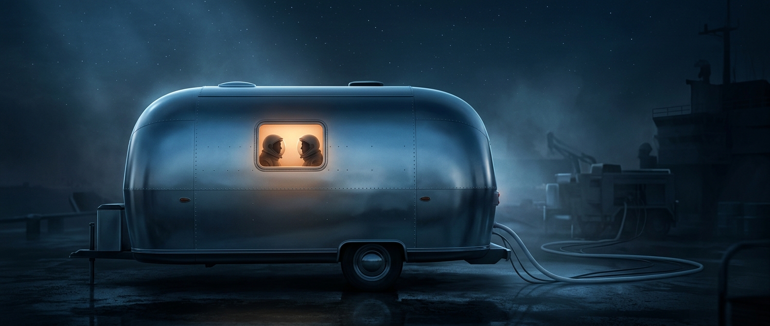 Apollo 11 astronauts spent three weeks in a trailer