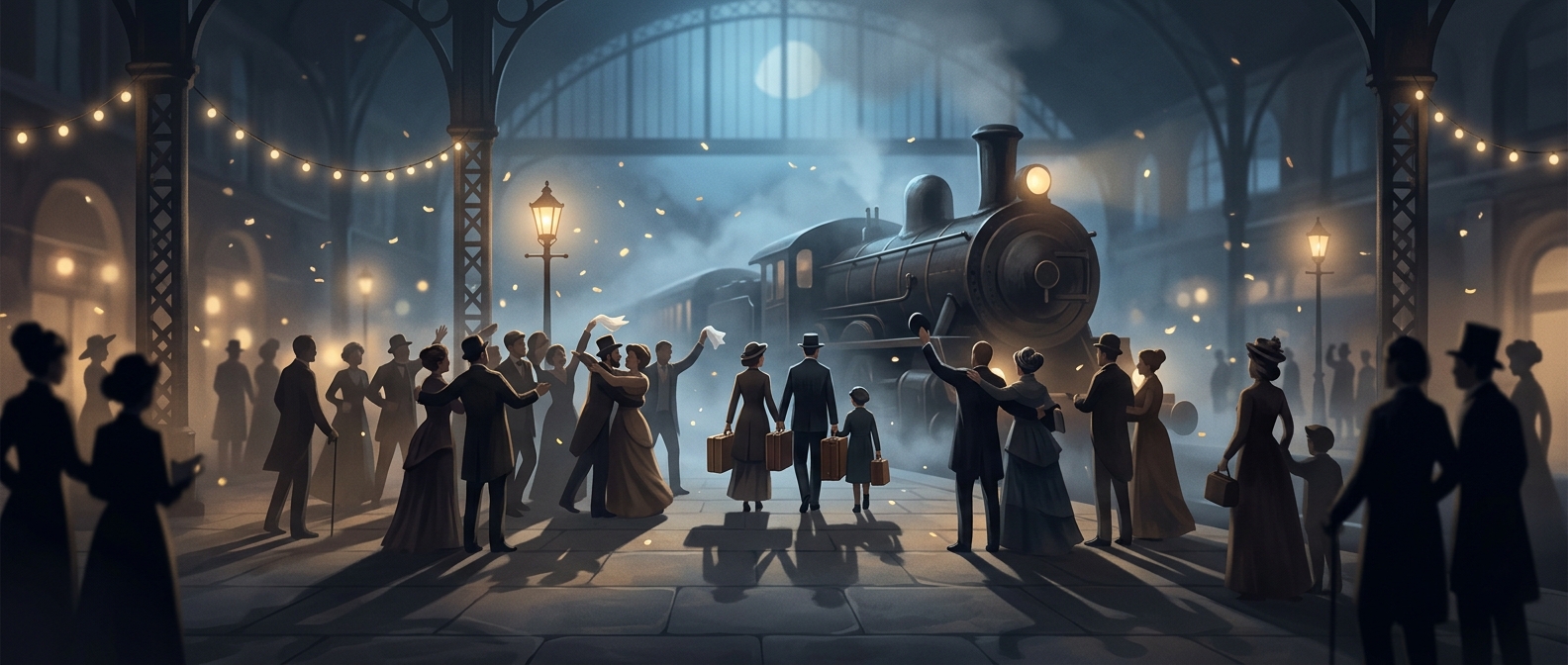 Why short journeys once got tearful farewell parties