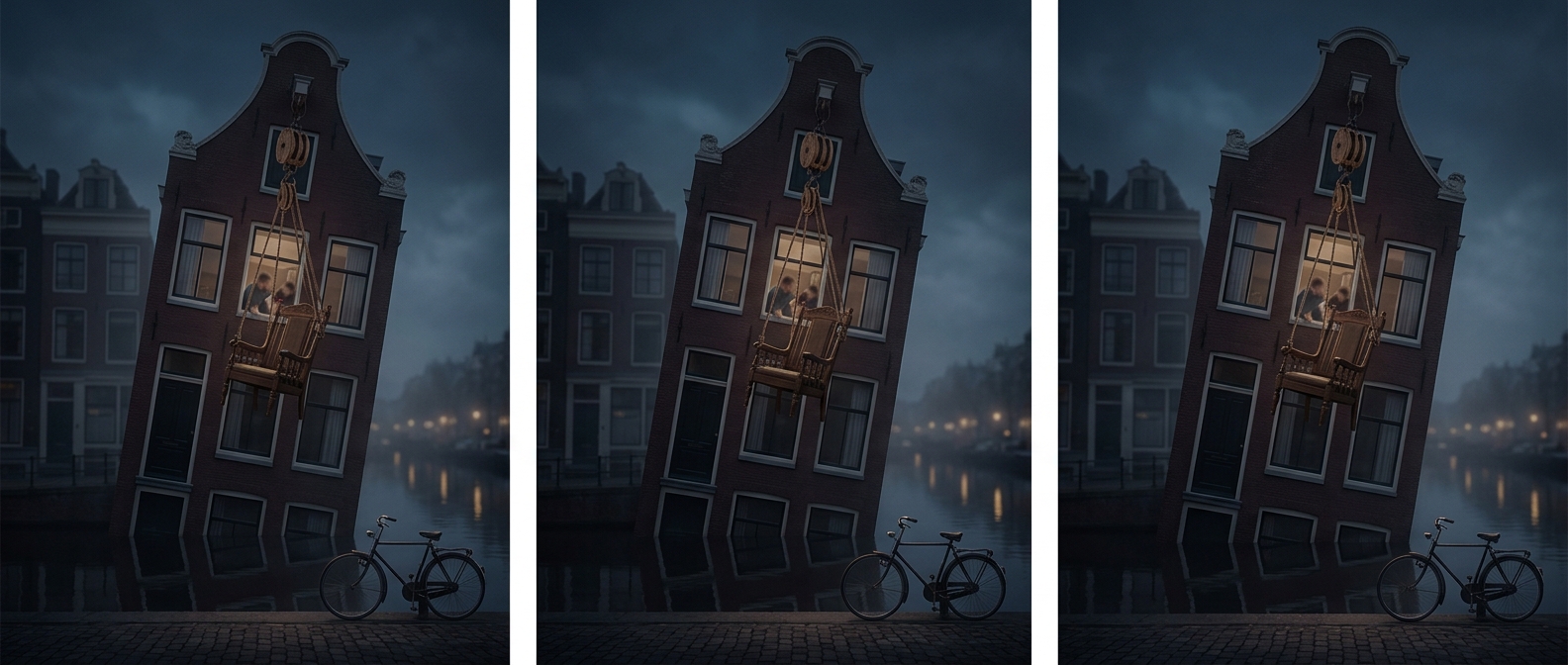 Why Amsterdam's houses lean forward
