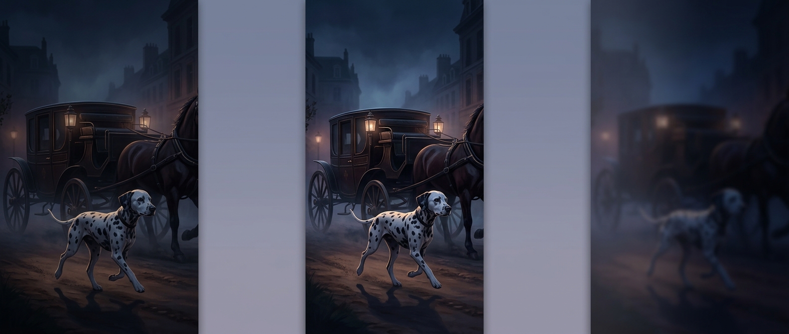 Why Dalmatians once ran beside horse carriages