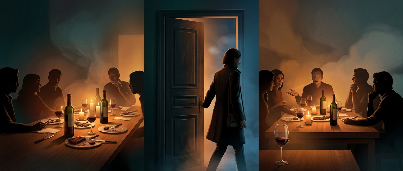 Leaving early from a dinner party in Argentina is rude