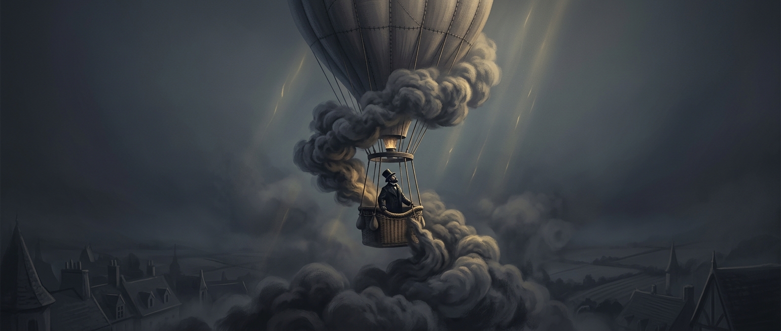 Why early balloonists burned straw and wool