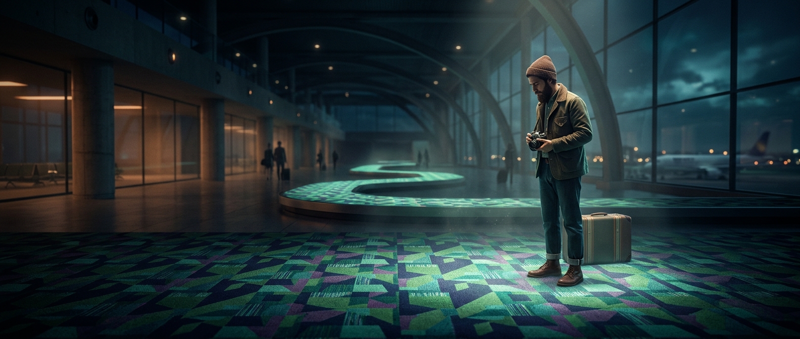 How an airport carpet became a cultural icon
