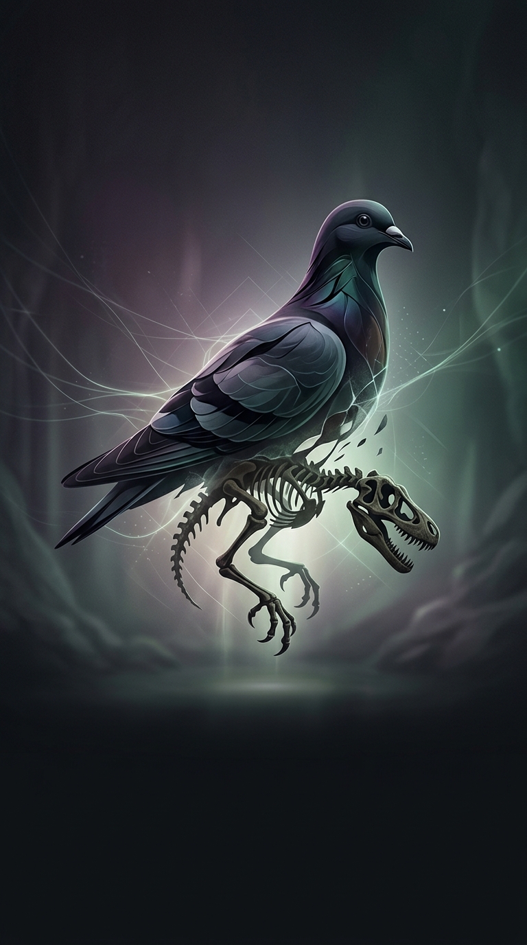 Paleontologists made a massive shift in how they classify animals. Scientifically, what is a modern pigeon considered?