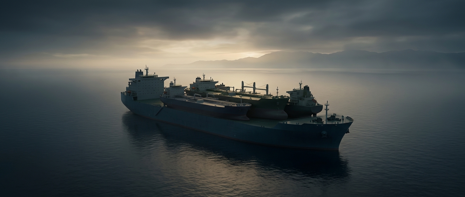 The giant ship built to carry other giant ships