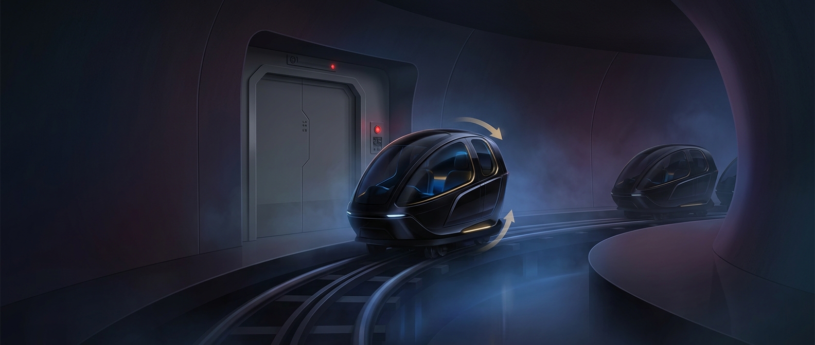 Why dark-ride vehicles slowly turn