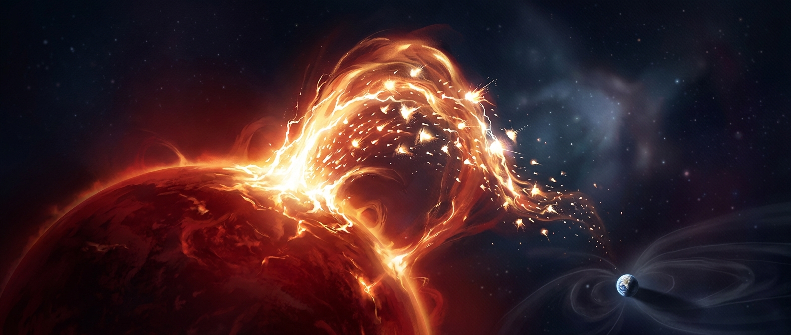 When the sun unleashes millions of bomb blasts worth of energy