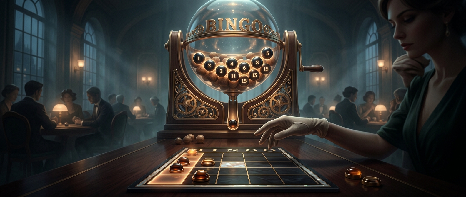 Standard bingo B-columns feature numbers one to fifteen
