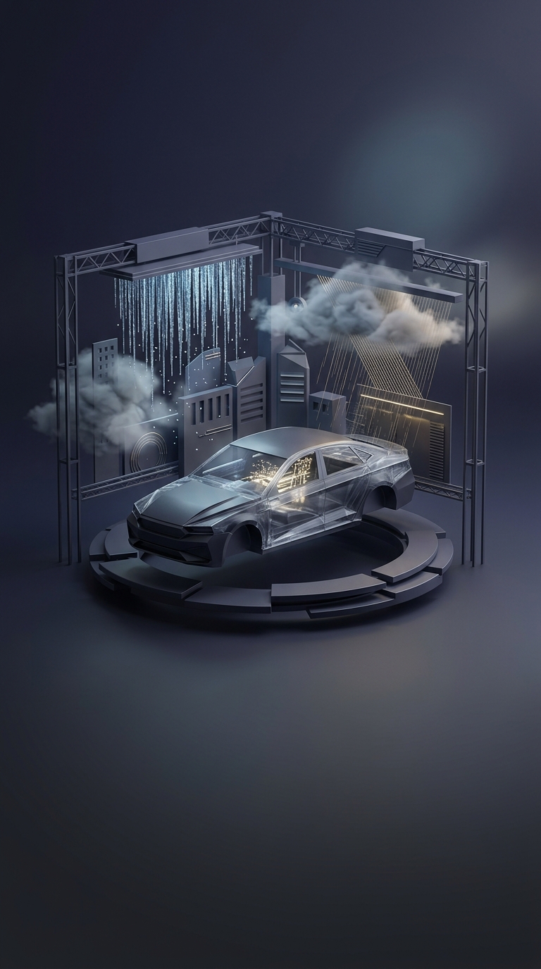 Virginia transportation officials famously built an entirely fake town called Smart Road equipped with highly advanced streetlights, rainfall generators, and dummy buildings just to test experimental driving technology.
