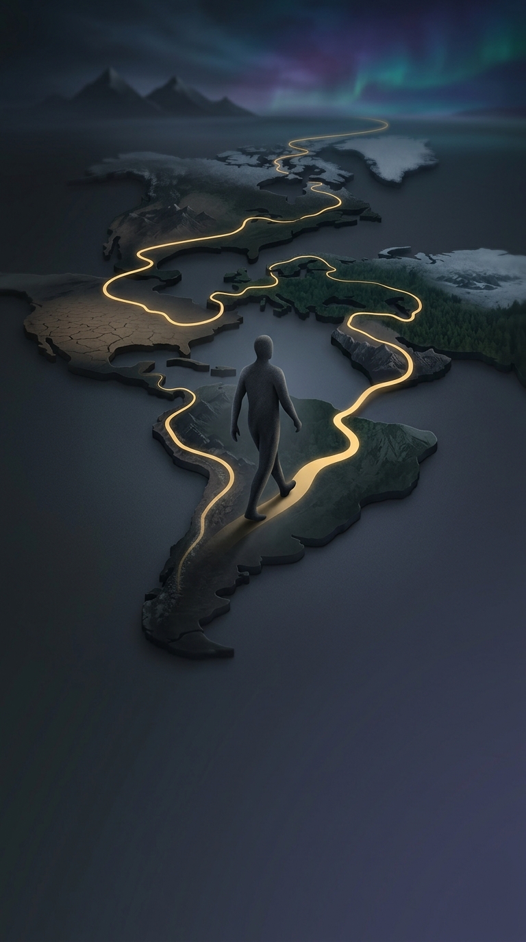 Walking from L'Agulhas, South Africa to Magadan, Russia is considered the longest walkable route on Earth, spanning approximately 14,000 miles without ever requiring a boat to cross water.
