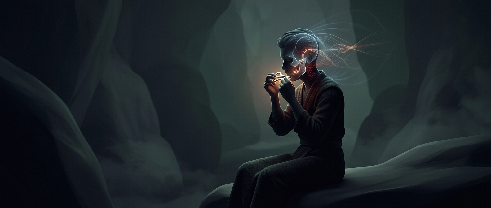 Jaw harp uses your skull as an amplifier