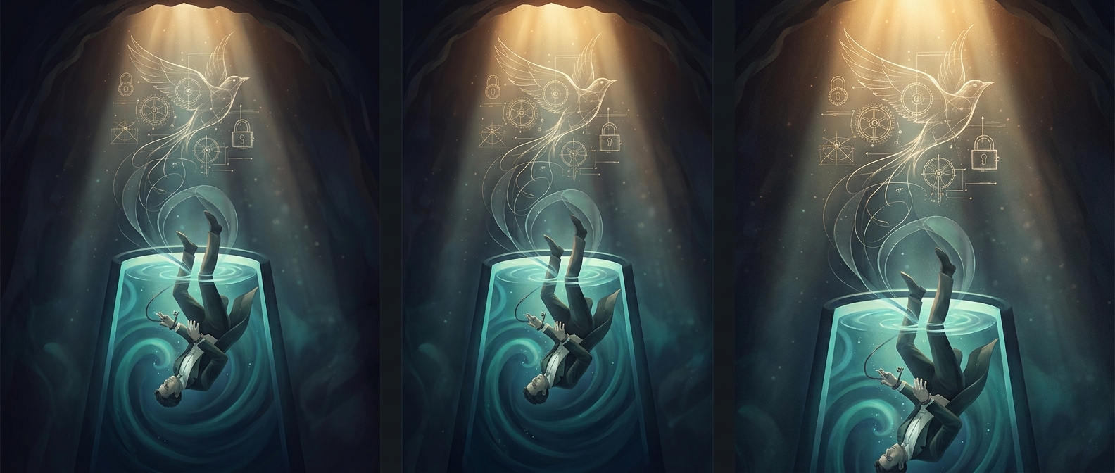 Houdini patented his own drowning machine