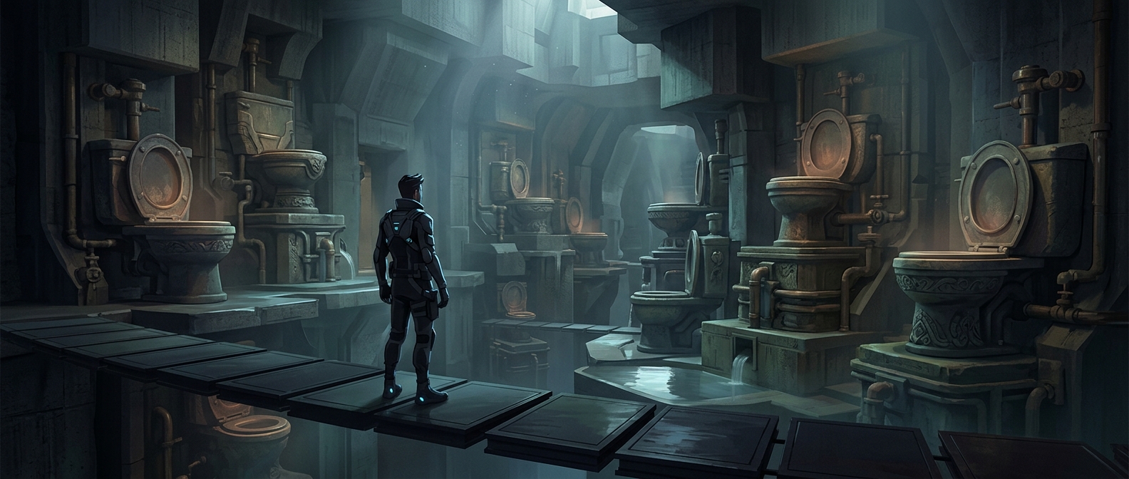Why video games let you flush virtual toilets