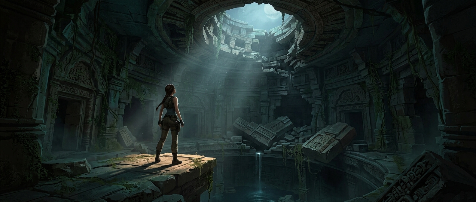 Tomb Raider повествует о протагонисте, грабящем исчезающие руины