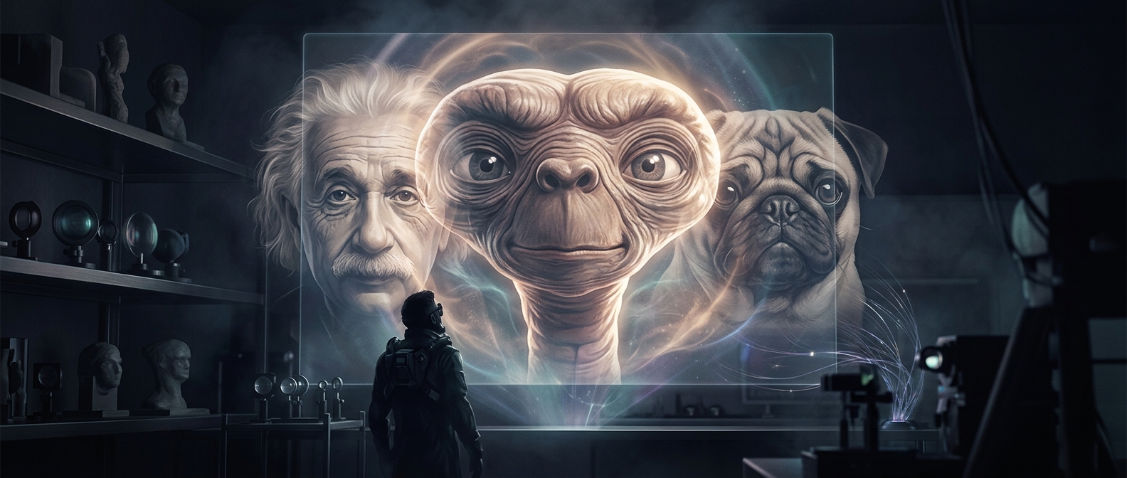 E.T.'s face was inspired by Einstein and a pug