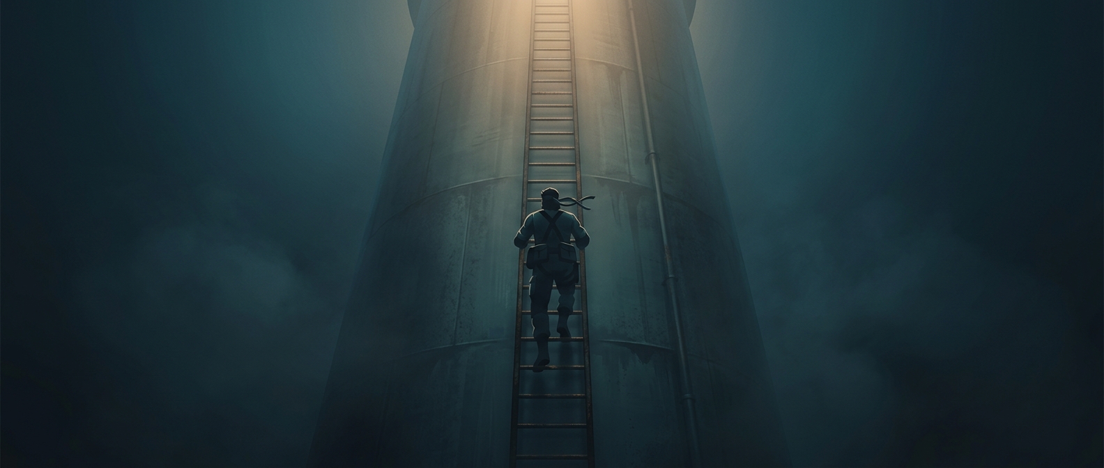 Metal Gear Solid 3 makes you climb one ladder for minutes