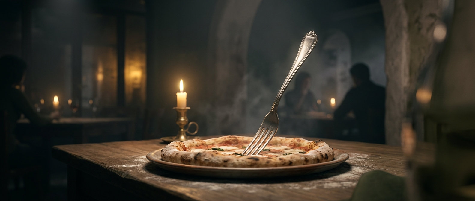 Why Italians eat some pizza with a knife and fork