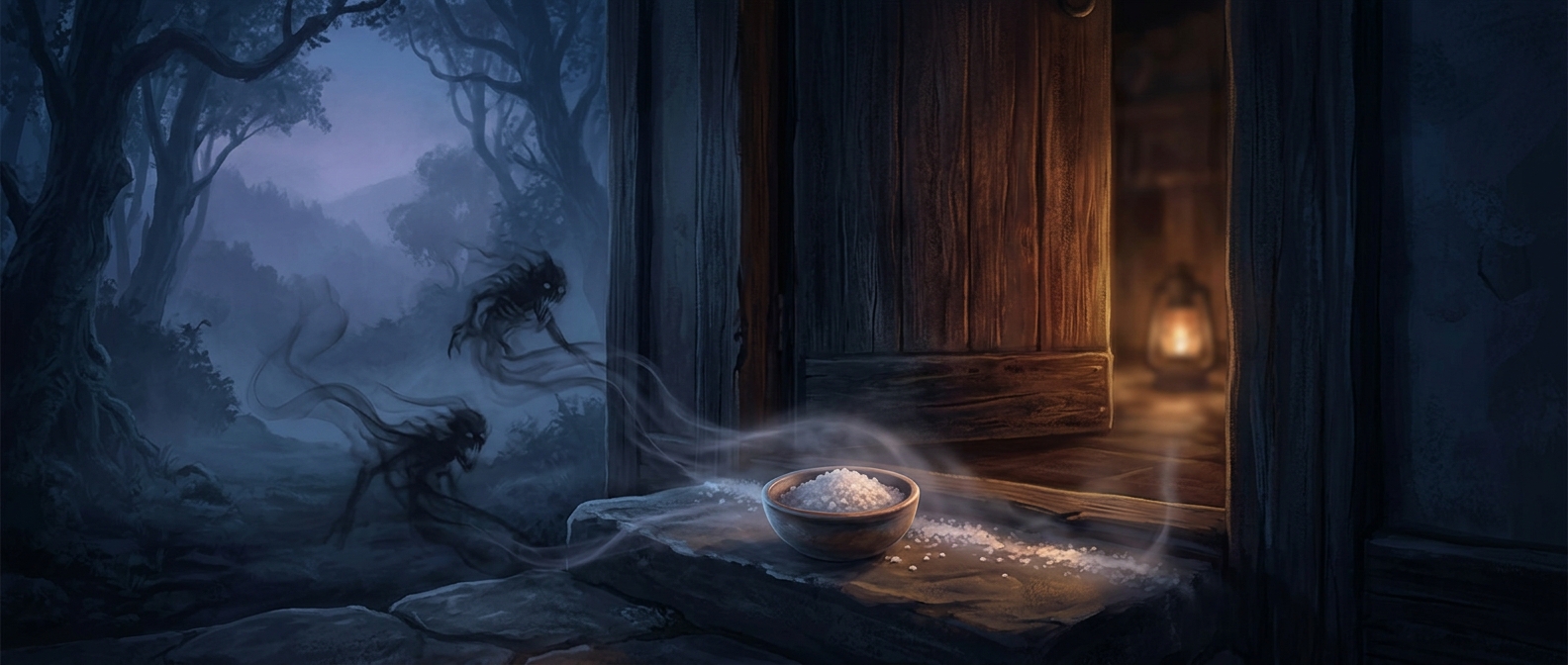 Why Villagers Leave Salt at Doors: An Ancient Ritual Believed to Ward Off Hungry Night Demons