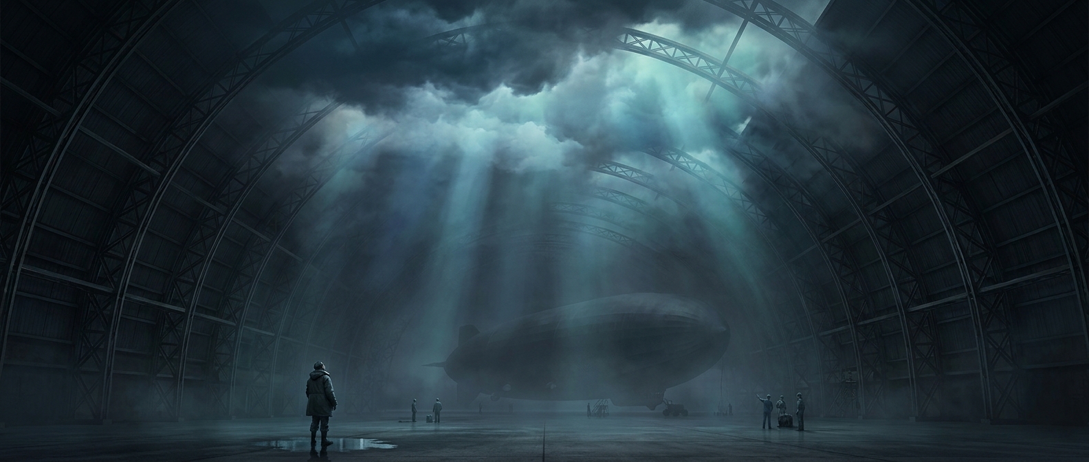 Zeppelin hangars were big enough for indoor rain