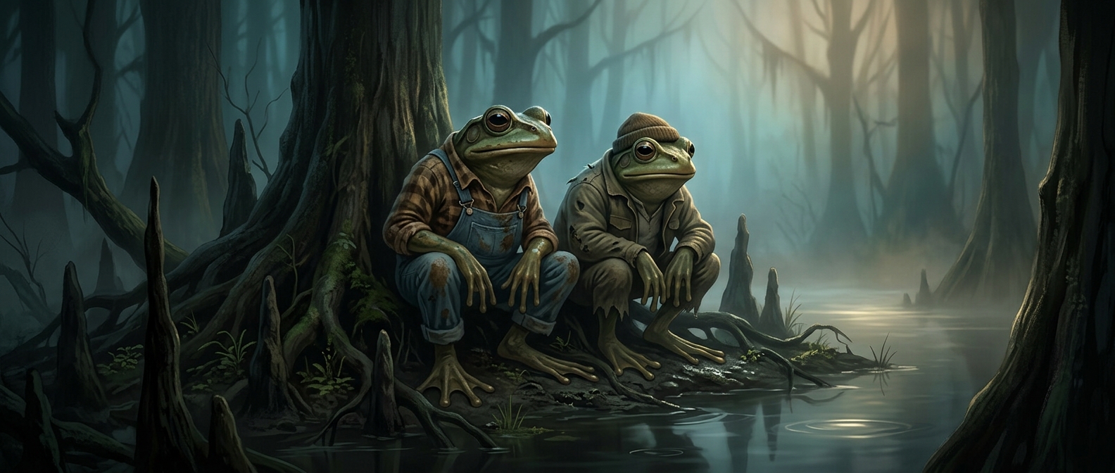 Ohio has legends of giant frogs with wands