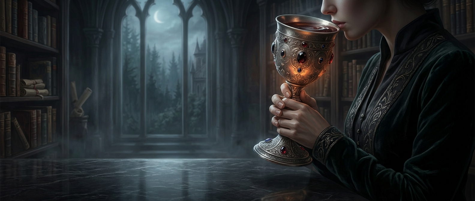 Enthusiasts insist on drinking out of ornate chalices