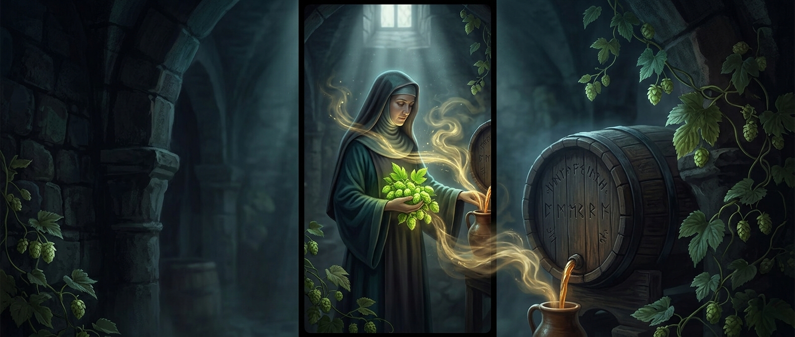 The medieval visionary who put hops in beer