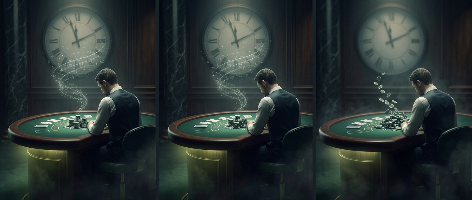 Dealers face severe mathematical disadvantage in blackjack