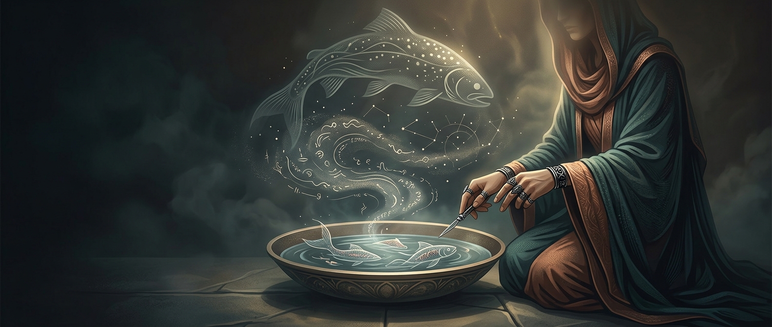 Ichthyomancy relies on twitching fish entrails