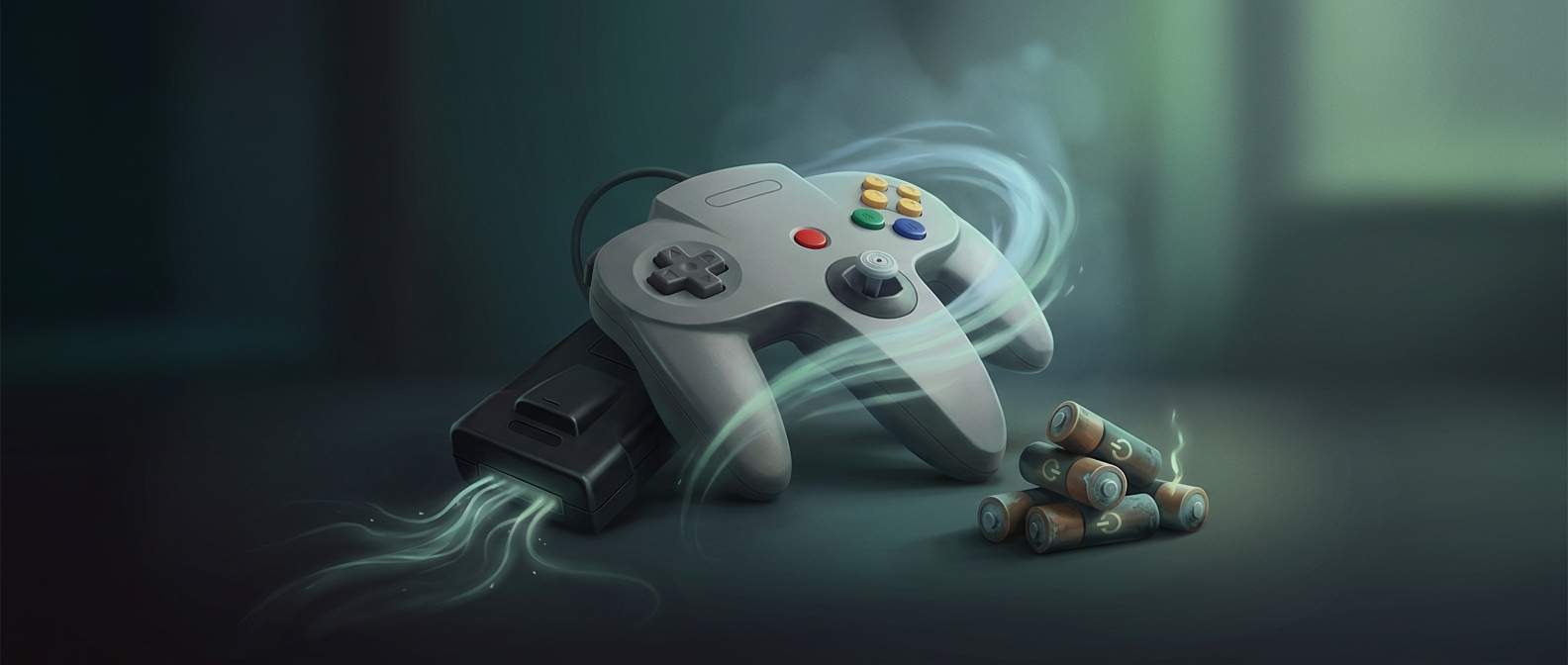 Nintendo rumble paks drained batteries fast