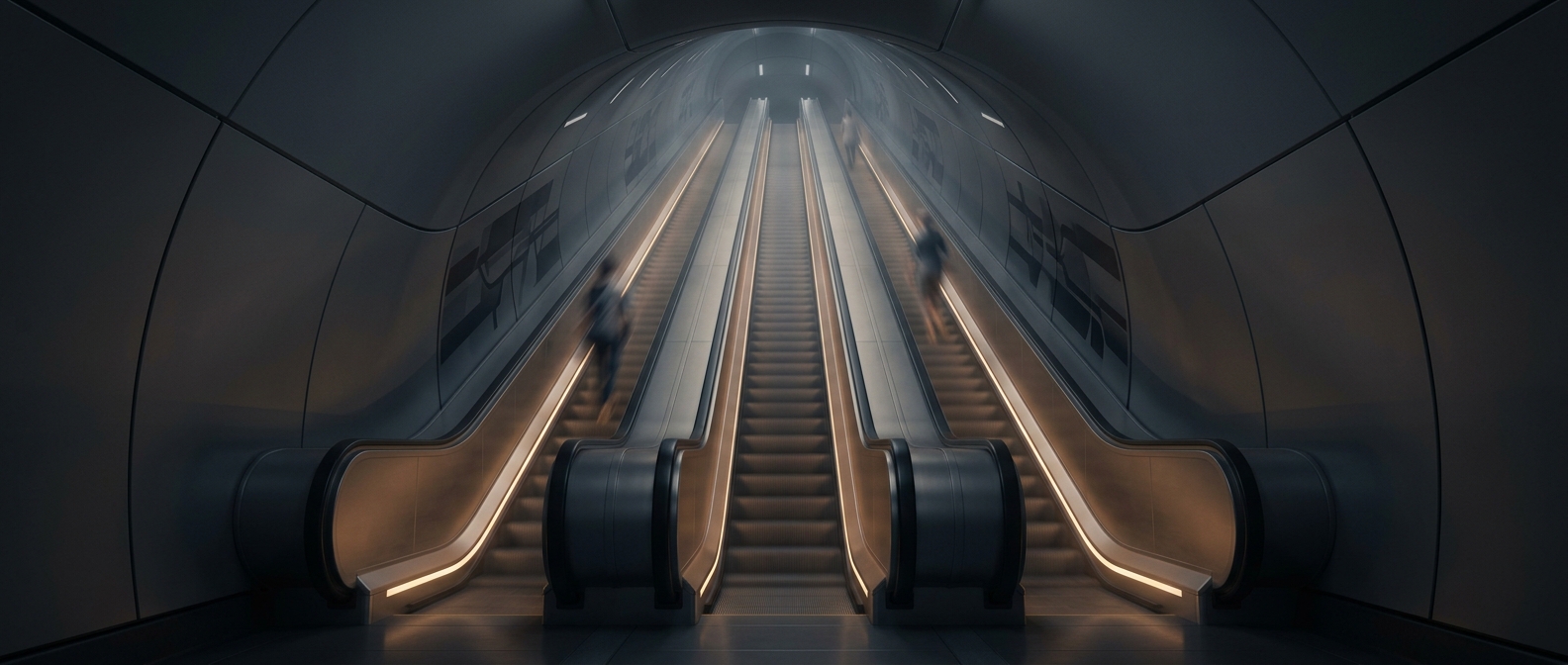 Why London’s Tube escalators move so fast