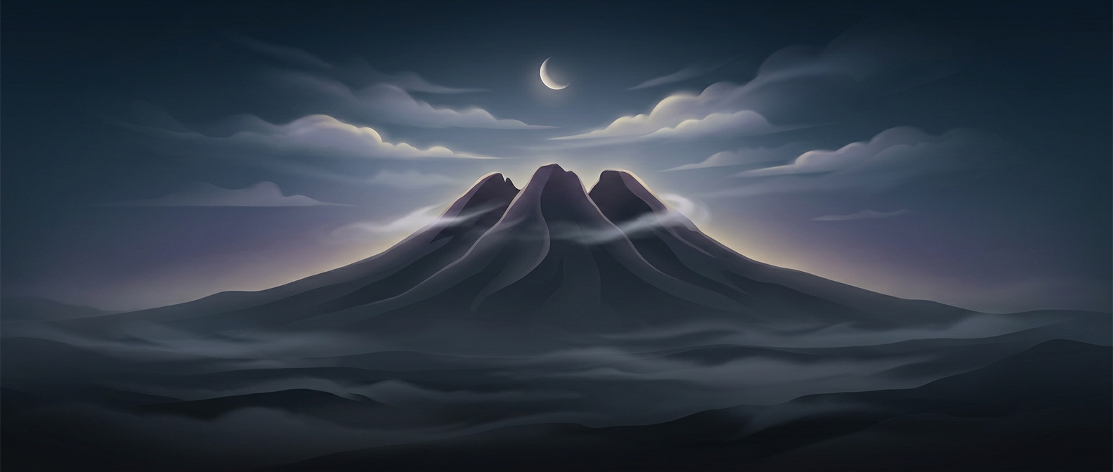 Mount Kilimanjaro features three distinct volcanic peaks
